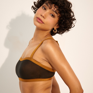 Capri Bikini Bustier Top bronze