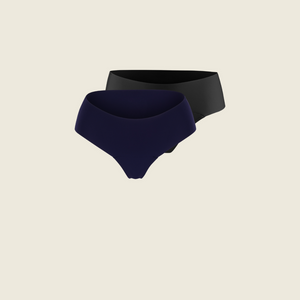 ooia Everyday Hipster Seamless in Schwarz und Midnight, Freisteller