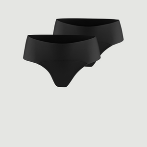 ooia everyday Hipster Seamless in Schwarz – nahtlose Unterwäsche, die Slipeinlagen ersetzt.