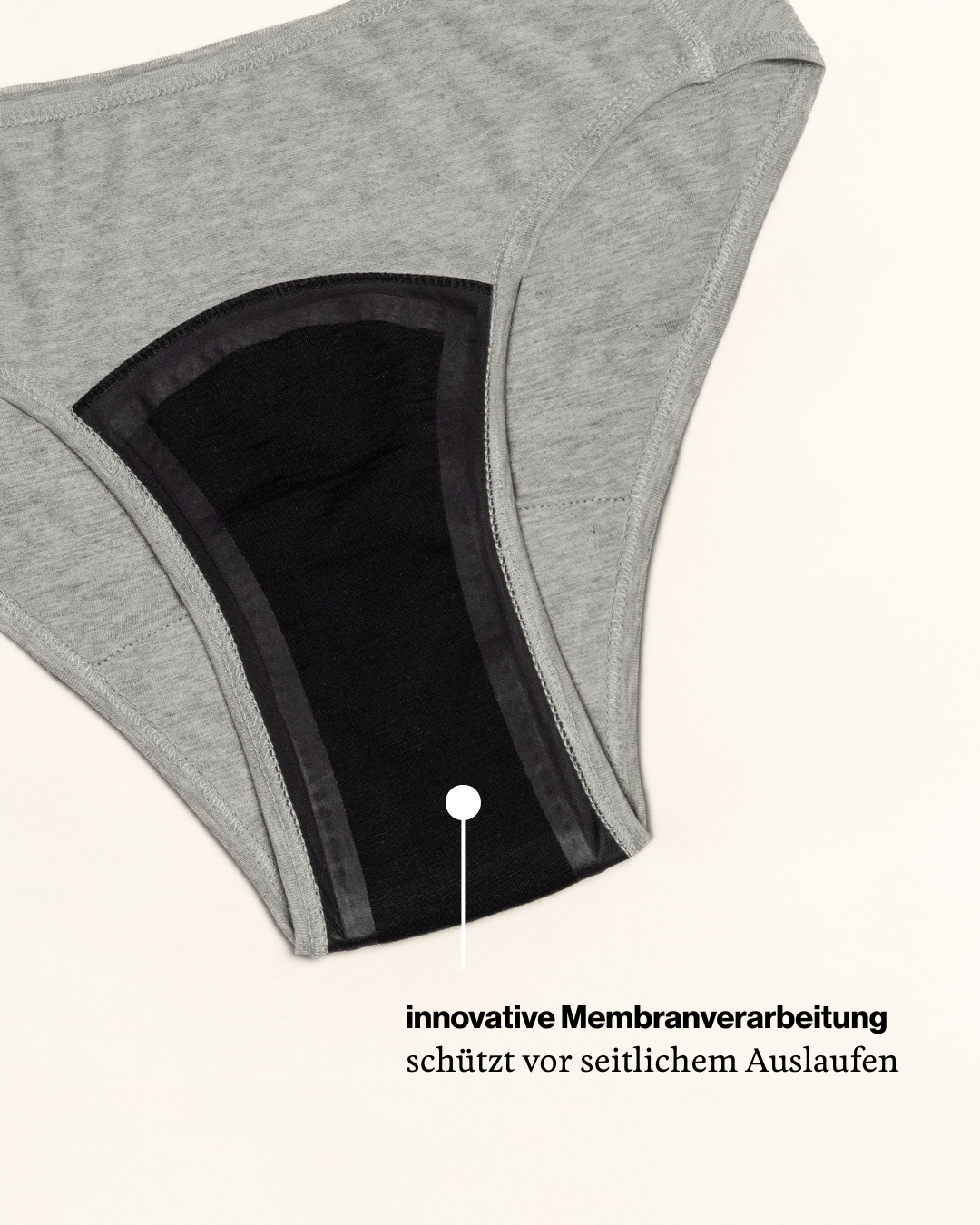 Slip Comfy Cotton Extra Strong grau melange