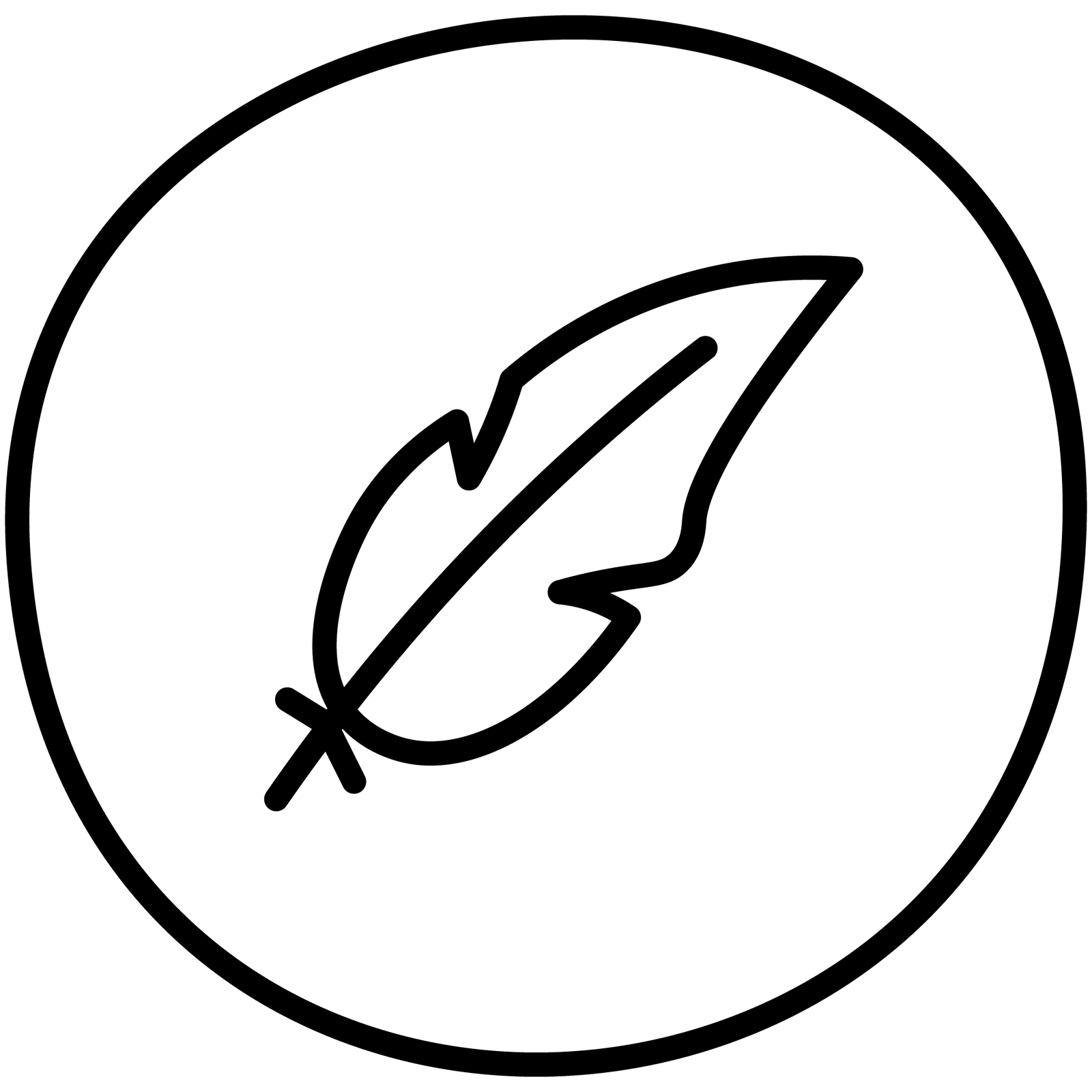 icon mit Feder das den Komfort beschreibt