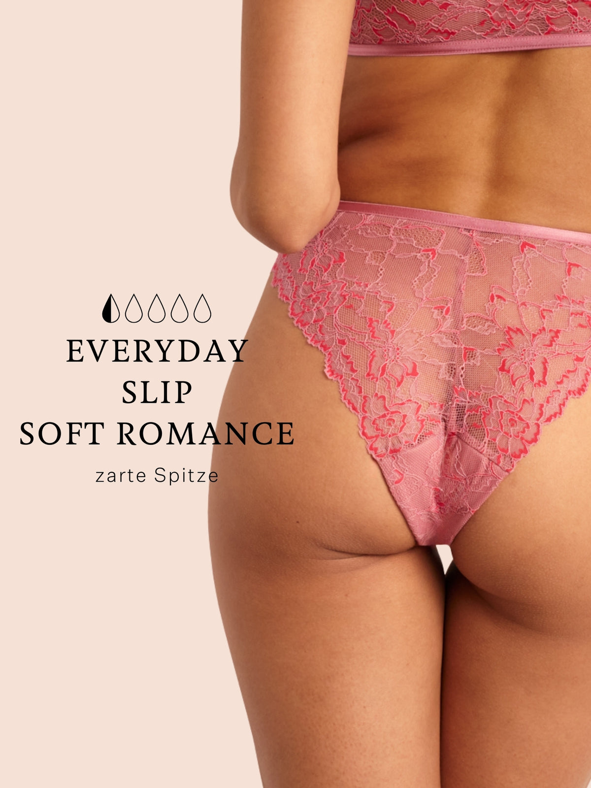 Weiche Spitze, maximaler Komfort im Set: Everyday Slip Soft Romance mit zarter Spitze