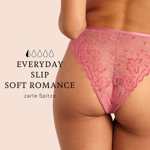 Weiche Spitze, maximaler Komfort im Set: Everyday Slip Soft Romance mit zarter Spitze