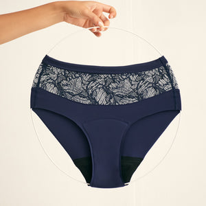 Highwaist Seamless Lace Extra Strong midnight