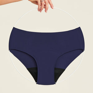 ooia Periodenunterwäsche Hipster Seamless Extra Strong in midnight mit nahtlosem Deign, Freisteller