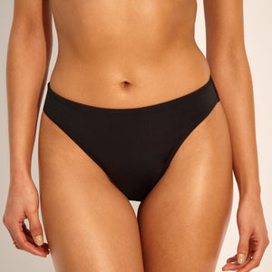Shiny Perioden Bikini Slip glowing black