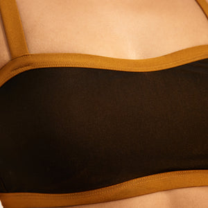 Capri Bikini Bustier Top bronze