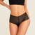 Highwaist Comfy Lace schwarz