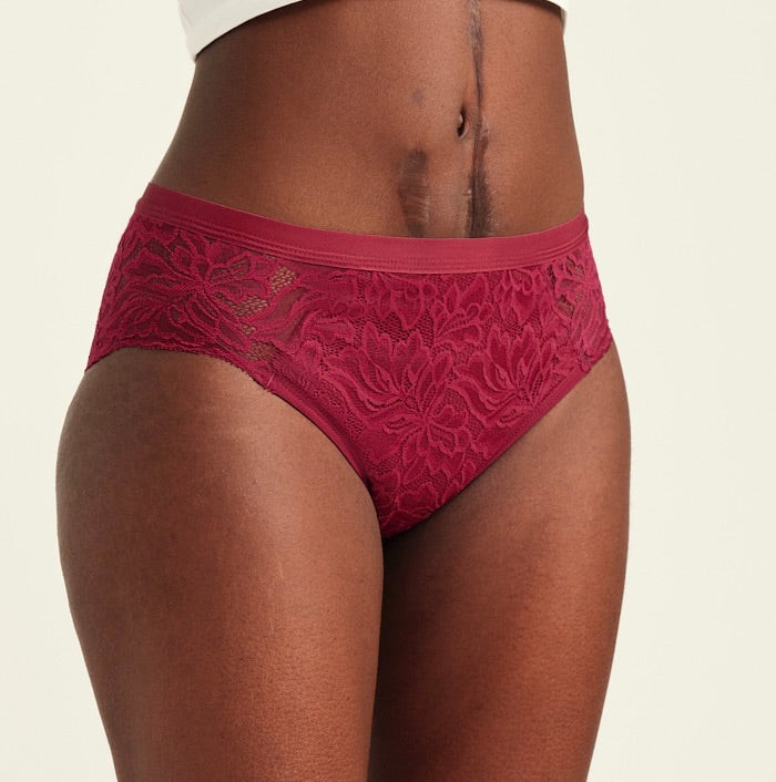 Hipster Allover Lace Strong merlot