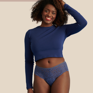 Hipster Allover Lace smoky blue