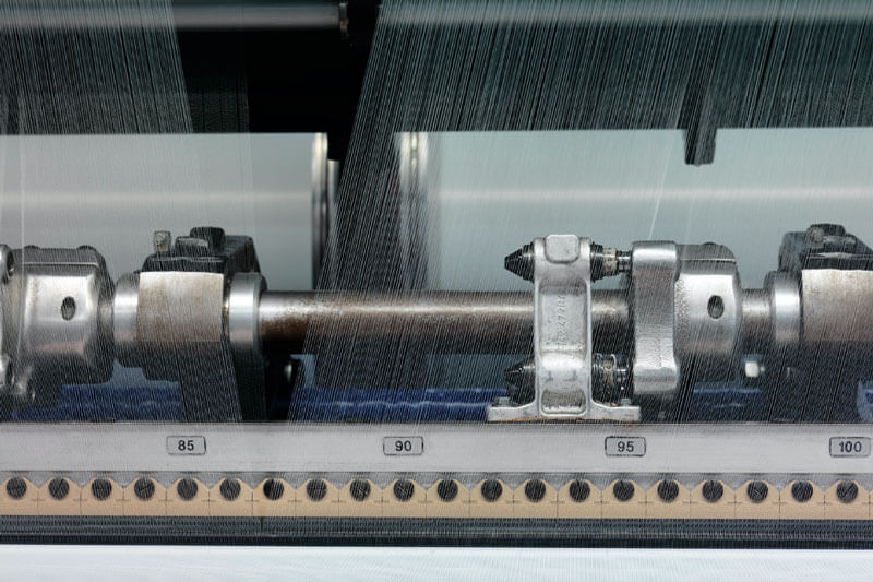 Nähte aus der Stoffproduktion