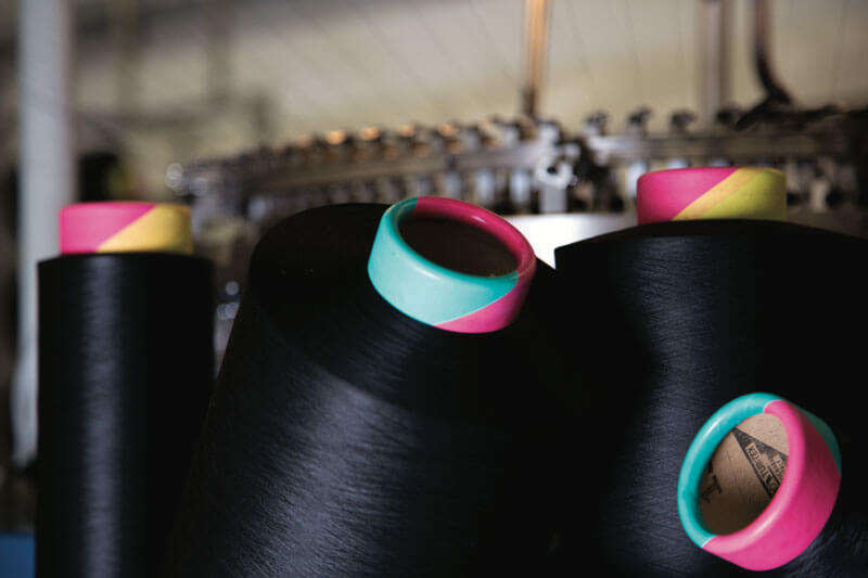 Nähte aus der Stoffproduktion