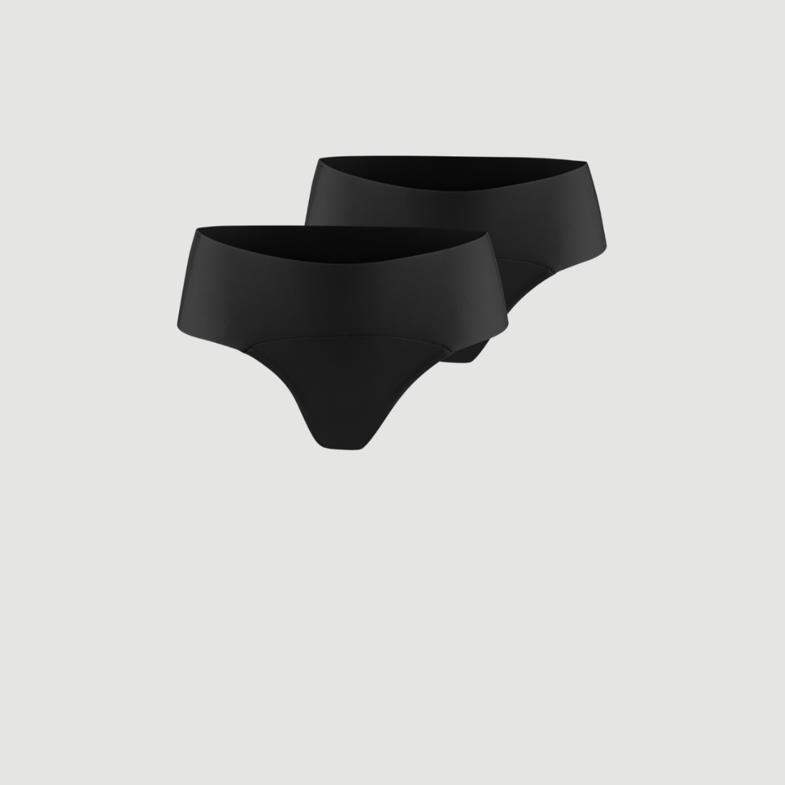ooia everyday Hipster Seamless in Schwarz – nahtlose Unterwäsche, die Slipeinlagen ersetzt.