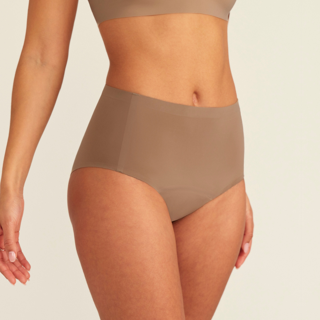 Highwaist Seamless taupe