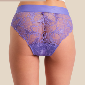 Slip Lace Leaf lilac