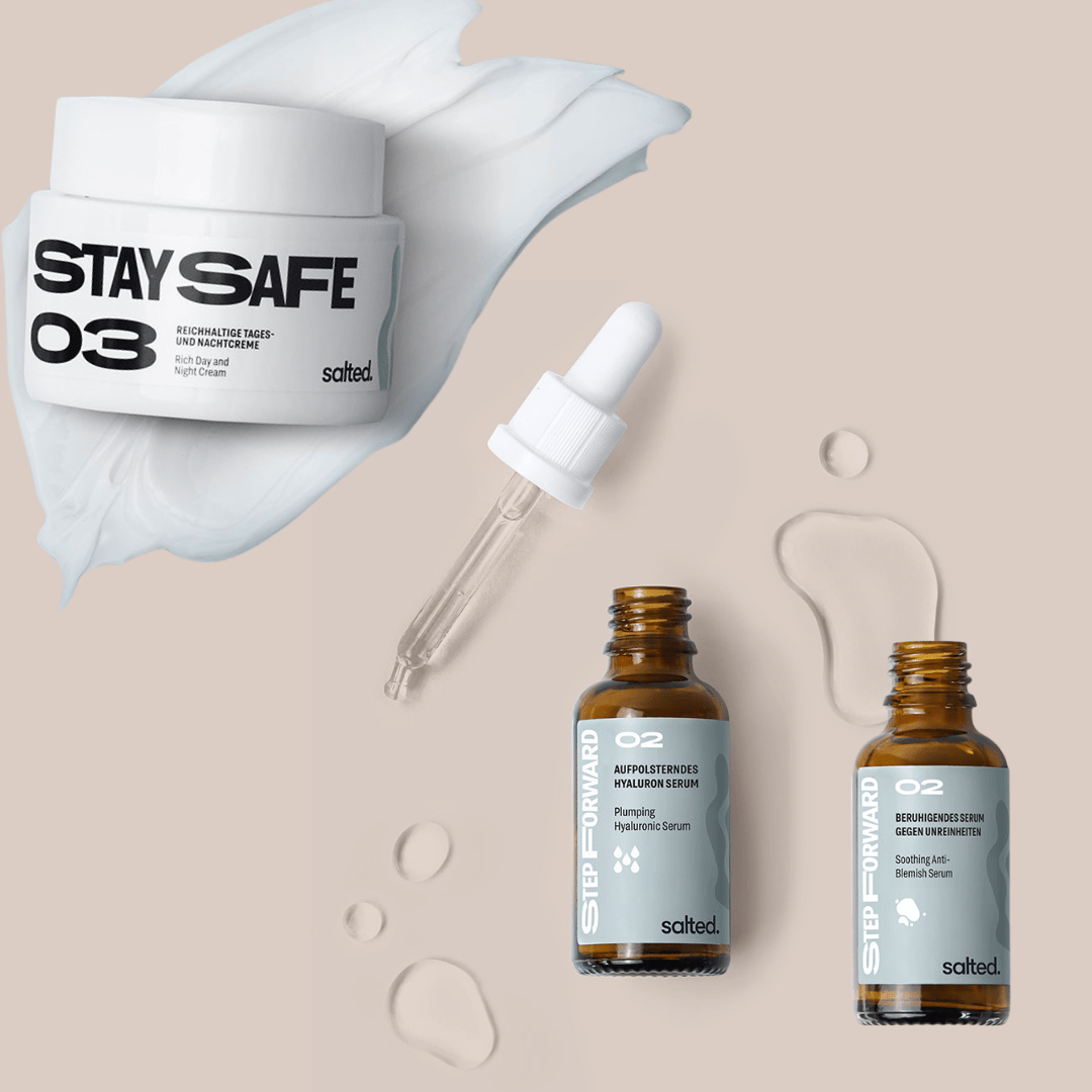 Empfohlene salted Hautpflegeprodukte für die Menstruationsphase