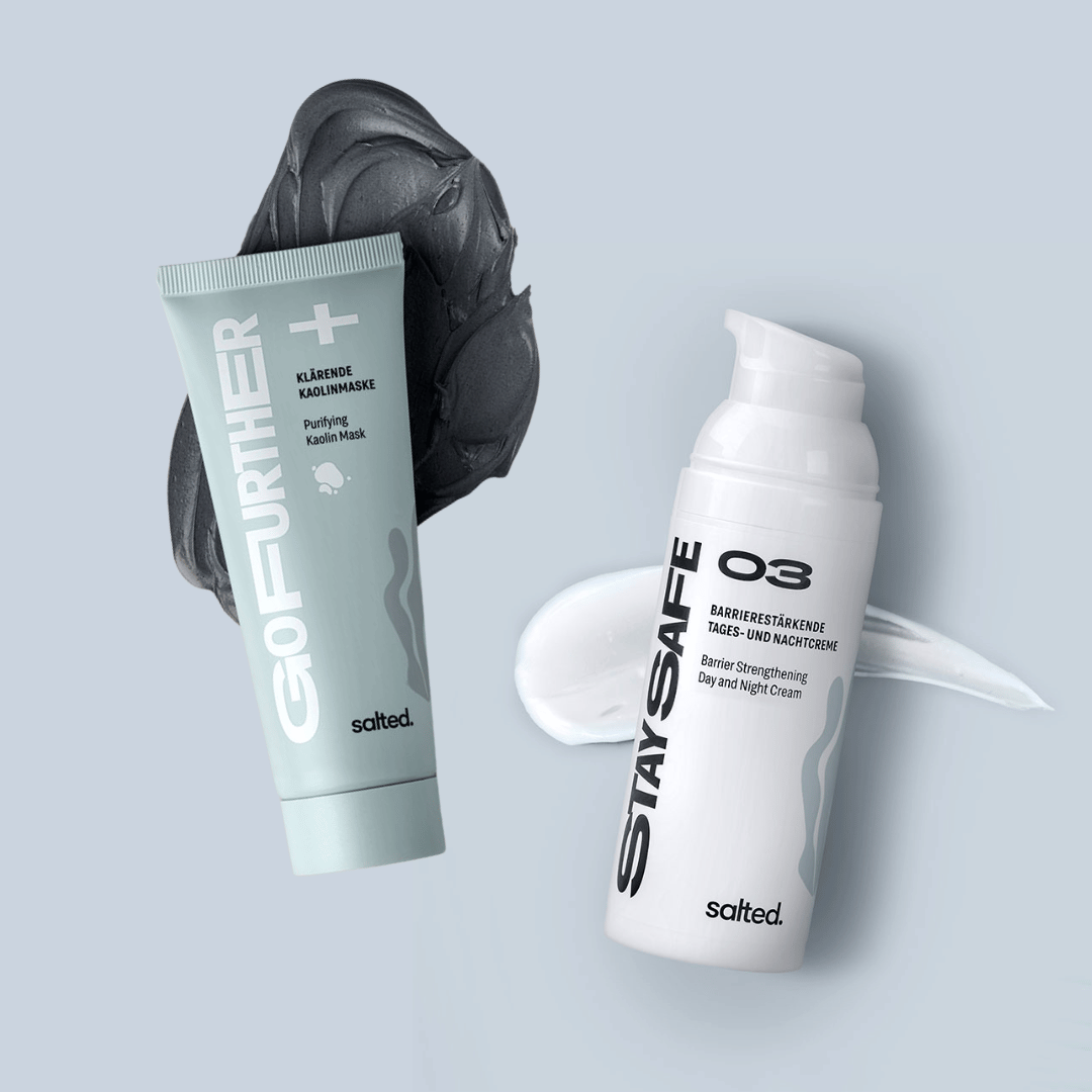 Empfohlene salted Hautpflegeprodukte für die Follikel- und Ovulationsphase