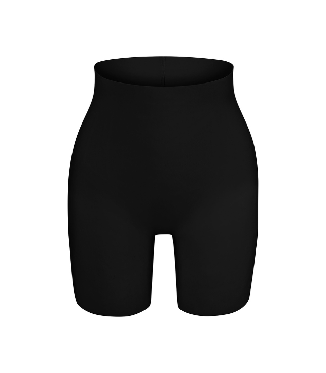 schwarze figurformende Shapeunterwäsche mit hohem Bund