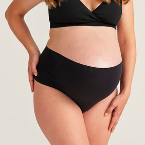 The belly hugger - Moms Schwangerschaft Panty schwarz