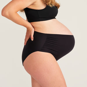 The belly hugger - Moms Schwangerschaft Panty schwarz