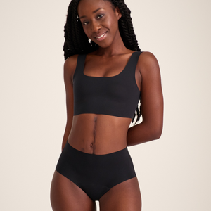 Highwaist Seamless schwarz