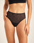 Highwaist Cheeky Mesh schwarz