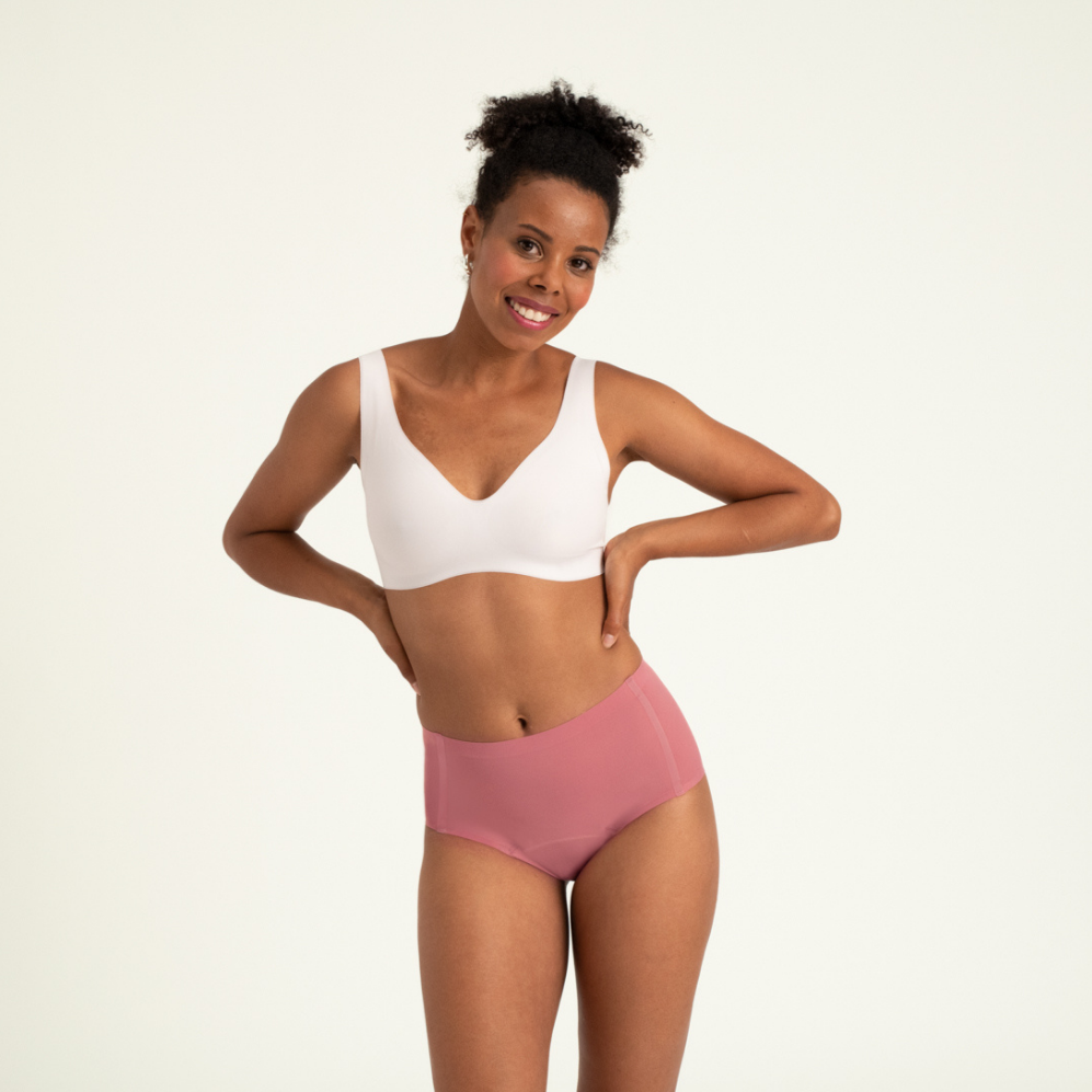 Highwaist Seamless dusky pink