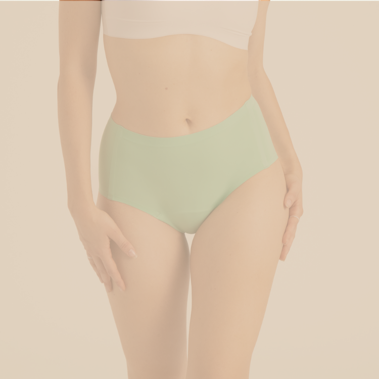 Highwaist Seamless bright sage