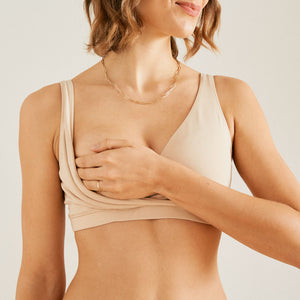 Moms Nursing Bra beige