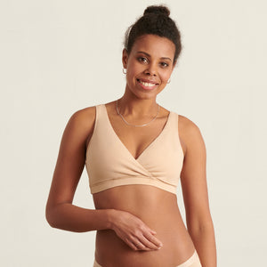 Moms Nursing Bra beige