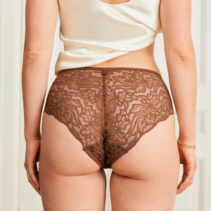 Hipster Allover Lace braun
