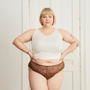 Hipster Allover Lace brown