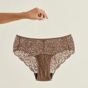Hipster Allover Lace brown